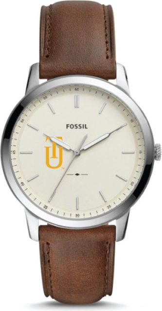 Fossil The Minimalist Three-Hand Brown Leather Watch - ONLINE ONLY