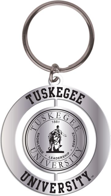 Tuskegee University Golden Tigers Spinner Key Tag