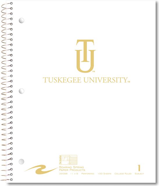 Tuskegee University Notebook 100-Sheet