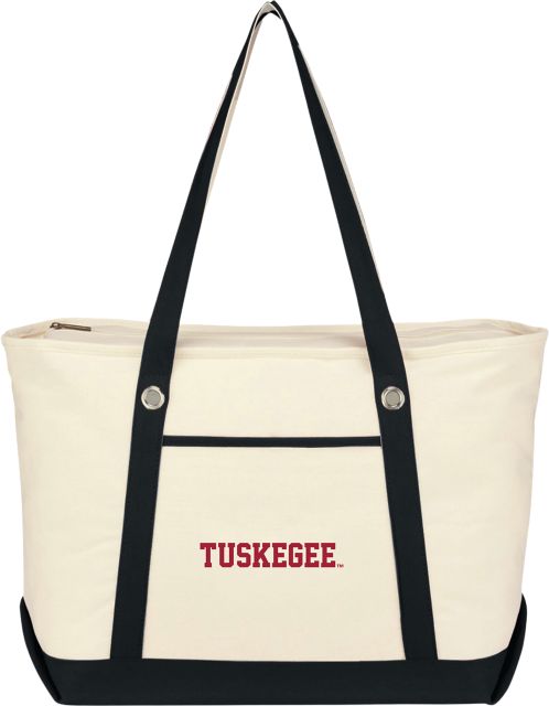 Tuskegee University Canvas Zipper Tote Bag
