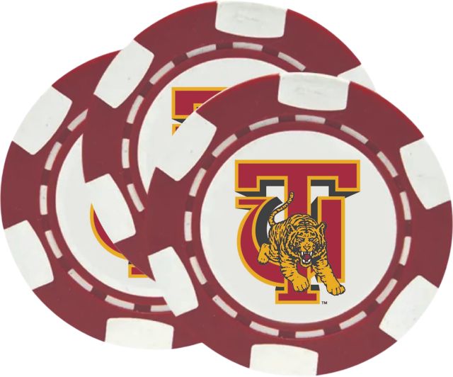 Tuskegee University Chip Ball Marker 3 Pack