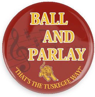 Tuskegee University Golden Tigers 'Ball and Parlay' Button: Tuskegee  University