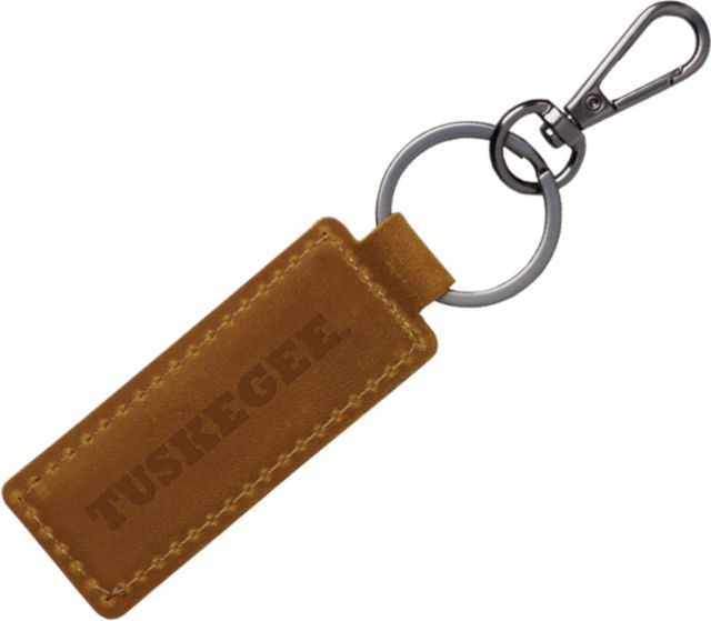 Tuskegee University Leather Keychain