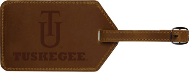 Tuskegee University Leather Luggage Tag