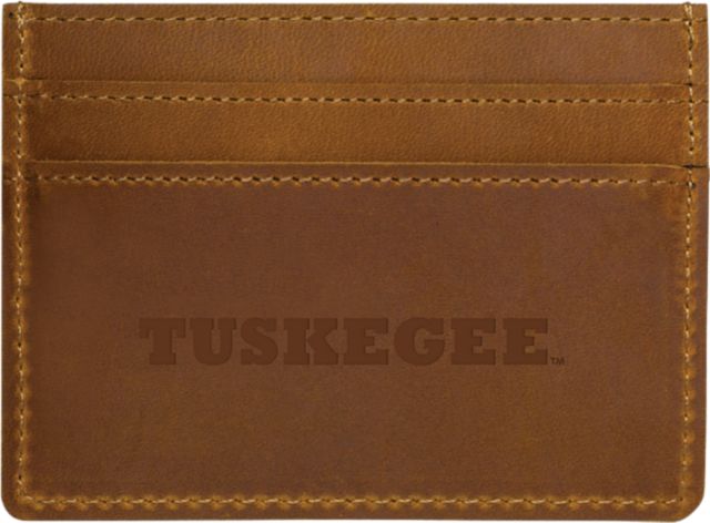 Tuskegee University Leather Card Holder