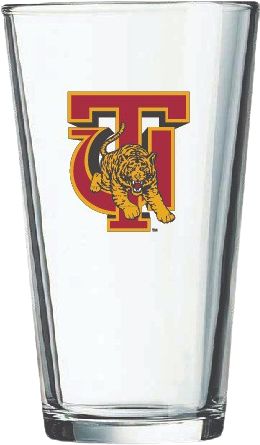 Tuskegee University Golden Tigers 16 oz. Glass
