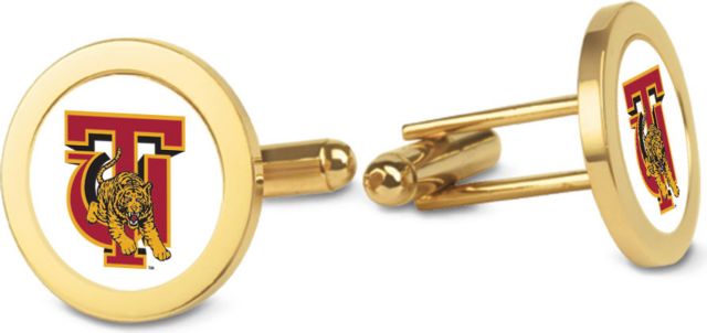 CSI Gold Cufflinks (Gift Boxed) With Colored Medallion - ONLINE ONLY