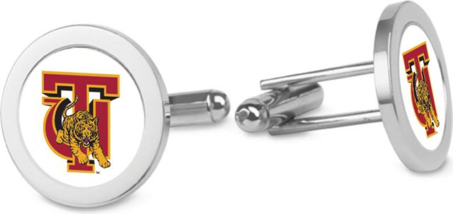 CSI Silver Cufflinks (Gift Boxed) With Colored Medallion - ONLINE ONLY