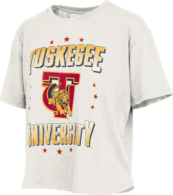 Tuskegee University Golden Tigers Women's Cropped Short Sleeve T-Shirt