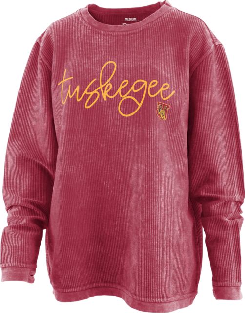 Tuskegee University Golden Tigers Women's Cord Crewneck Sweatshirt