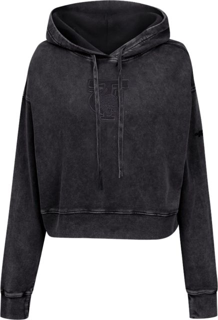 Tuskegee University Women's Crop Hooded Sweatshirt