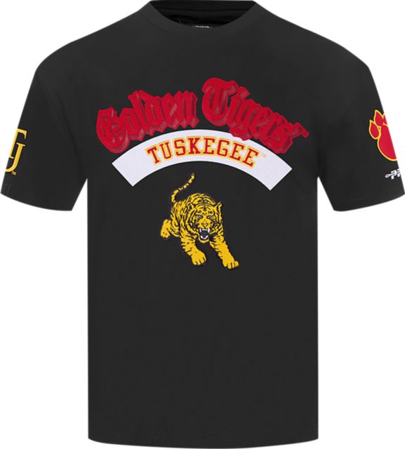 Tuskegee University Golden Tigers Drop Shoulder Short Sleeve T-Shirt