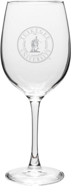 Tuskegee University 16 oz. Wine Glass