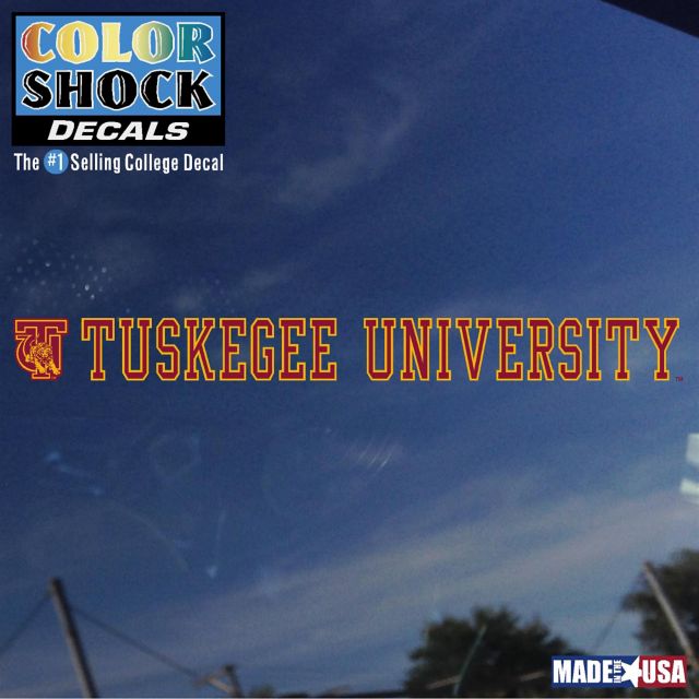 Tuskegee University Strip Decal