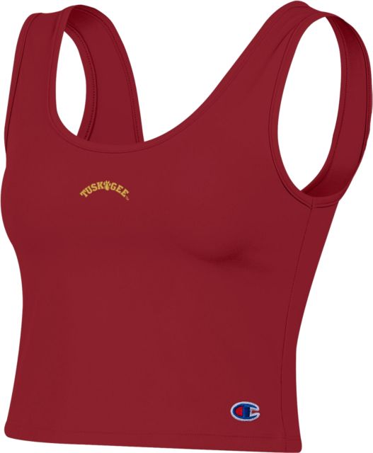 Tuskegee University Women's Scoop Neck Crop Tank Top