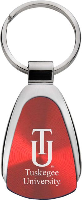 Tuskegee University Teardrop Keychain