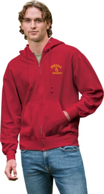 Tuskegee University Full Zip Hooded Sweatshirt
