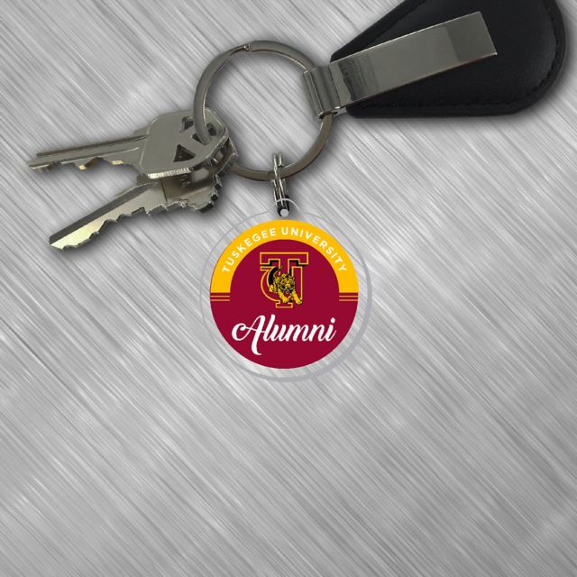 Tuskegee University Golden Tigers Laser Cut Keytag