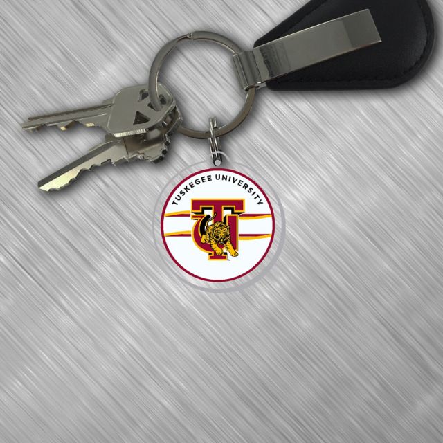 Tuskegee University Golden Tigers Laser Cut Keytag