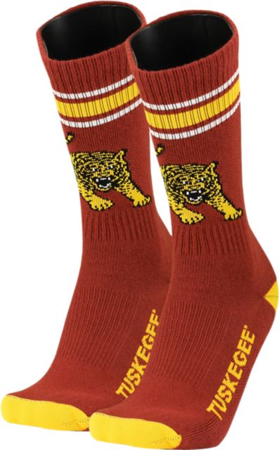 Tuskegee University Golden Tigers Crew Socks
