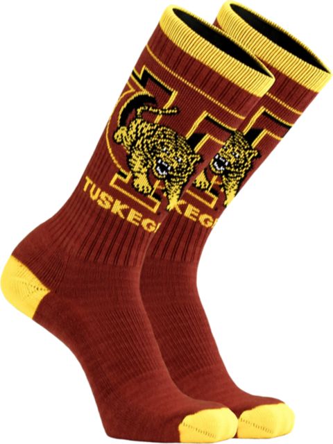 Tuskegee University Golden Tigers Crew Socks
