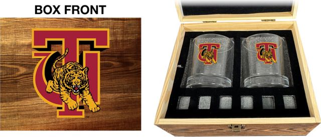 Tuskegee University Golden Tigers Rocks Glass Box Set