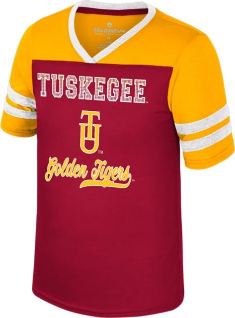 Tuskegee University Golden Tigers Youth Girls Bling Short Sleeve T-Shirt