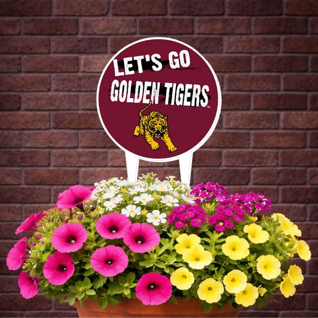 Tuskegee University Golden Tigers Garden Guard Sign