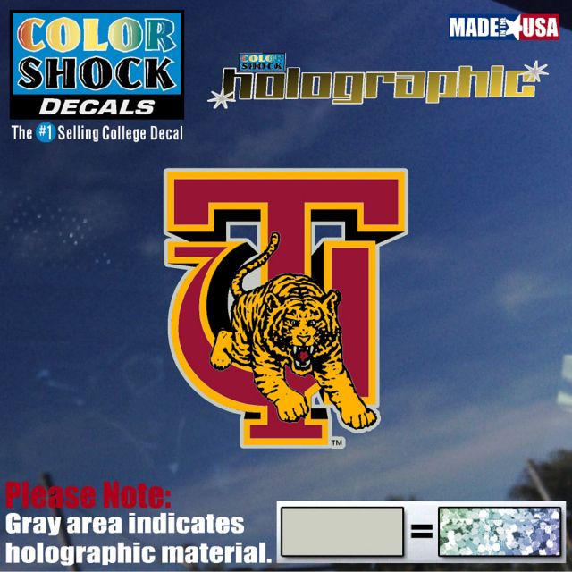 Tuskegee University Golden Tigers Holographic Decal