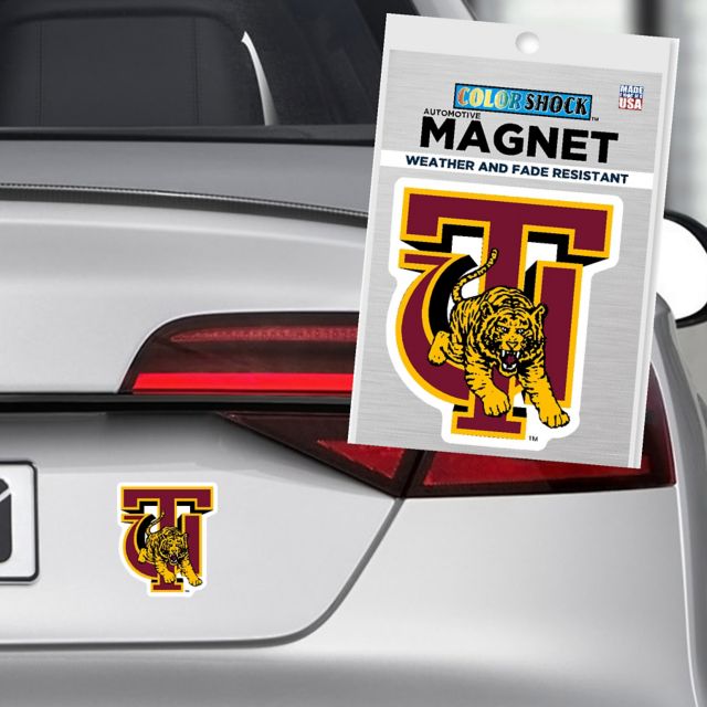 Tuskegee University 4x4 Small Golden Tigers Magnet