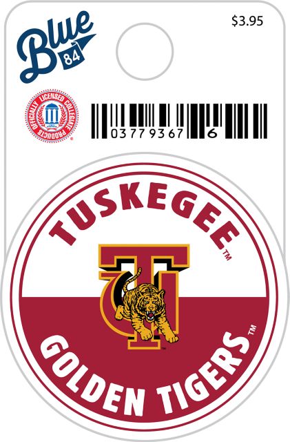 Tuskegee University Golden Tigers Mini Sticker