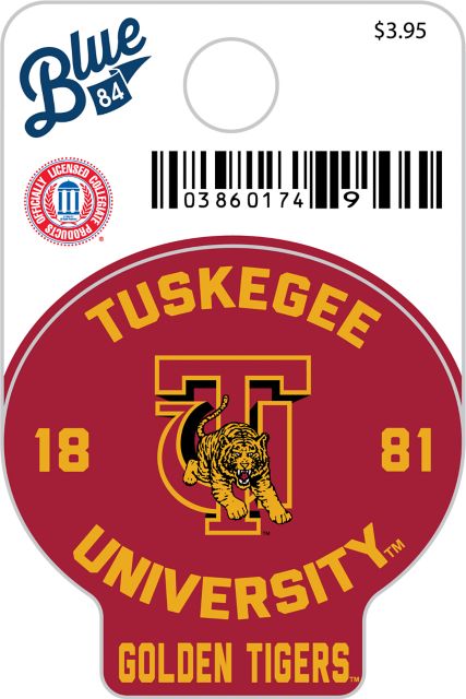 Tuskegee University Golden Tigers Mini Sticker