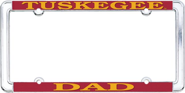 Tuskegee University Dad License Plate Frame