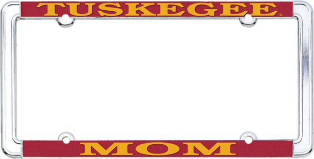 Tuskegee University Mom License Plate Frame