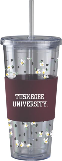 Tuskegee University Acrylic Tumbler with Straw