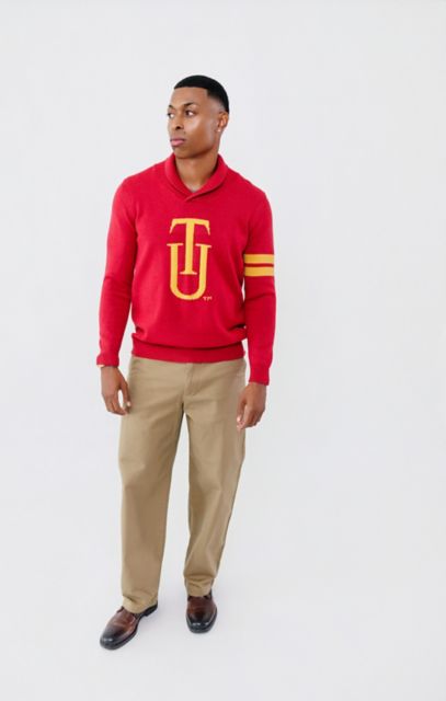 Tuskegee University Collar Knit Shawl Pullover
