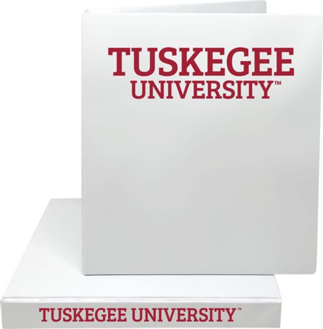 Tuskegee University 1'' Vinyl Binder