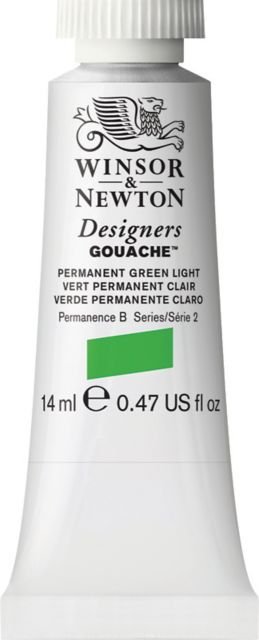 Designer Gouache 14mL Permanent Green Light