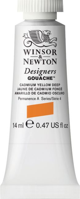Designer Gouache 14mL Cadmium Yellow Deep