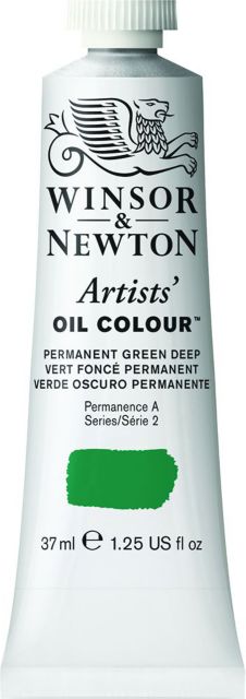 Artist Oil Color 37mL Permanent Green Deep