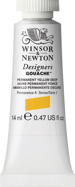 Designer Gouache 14mL Permanent Yellow Deep