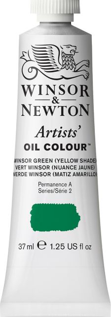 ARTIST OIL COLOR 37ML WINSOR GREEN YELLOW SHADE