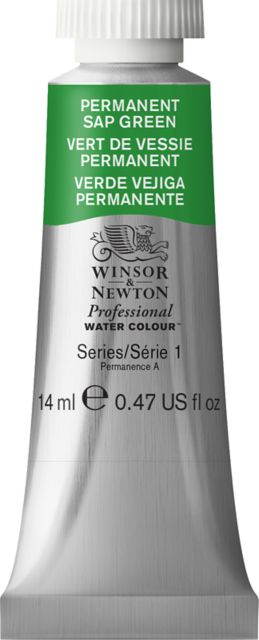 Professional Watercolor 14mL Permanent Sap Green