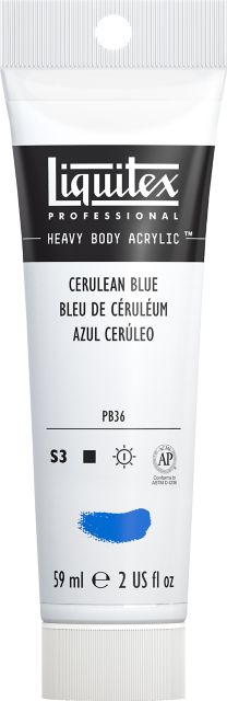 Heavy Body Acrylic 2oz Cerulean Blue