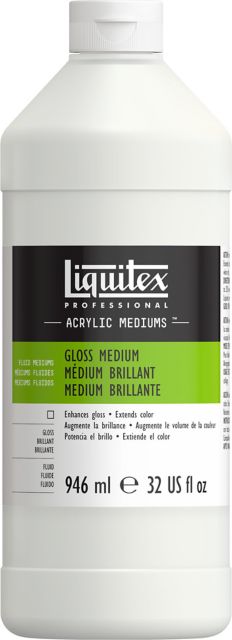 LIQUITEX GLOSS POLYMER MEDIUM 32OZ