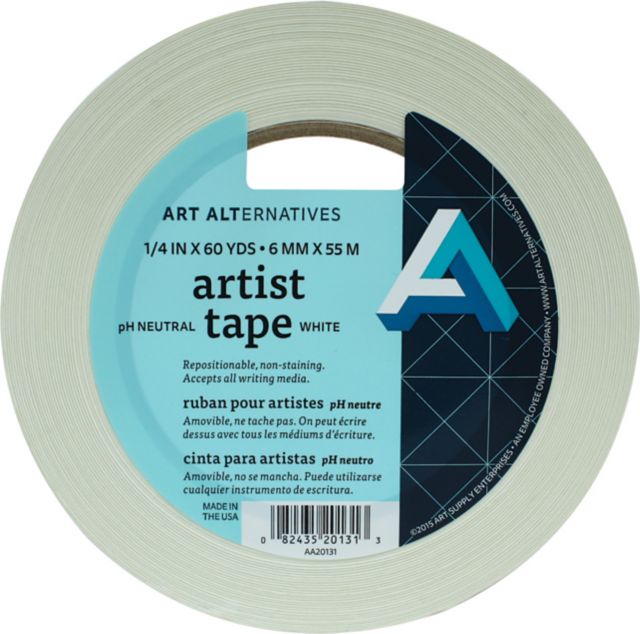 ARTIST TAPE WHITE 1/4INX60YD