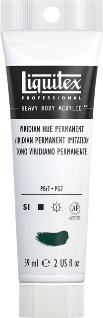 Heavy Body Acrylic 2oz Viridian Hue Permanent