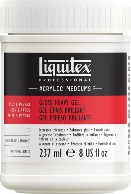 LIQUITEX HEAVY GEL MEDIUM 8 OZ