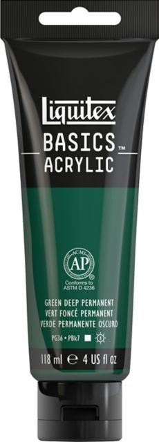 Basics 4oz Permanent Green Deep