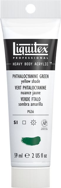 Heavy Body Acrylic 2oz Phthalo Green Yellow Shade